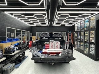 Hexagon LED Lighting Car Detail Garage Workshop Retail Light Honeycomb Hex 8x16