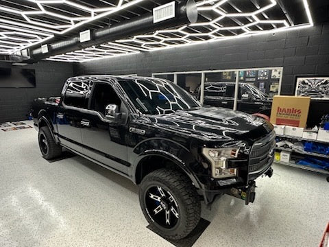Hexagon LED Lighting Car Detail Garage Workshop Retail Light Honeycomb Hex 8x16