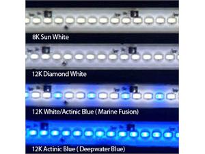 ReefBar 2:1 12000k White/Actinic Blue 453 nm Aquarium LED Light 9W/Ft ...