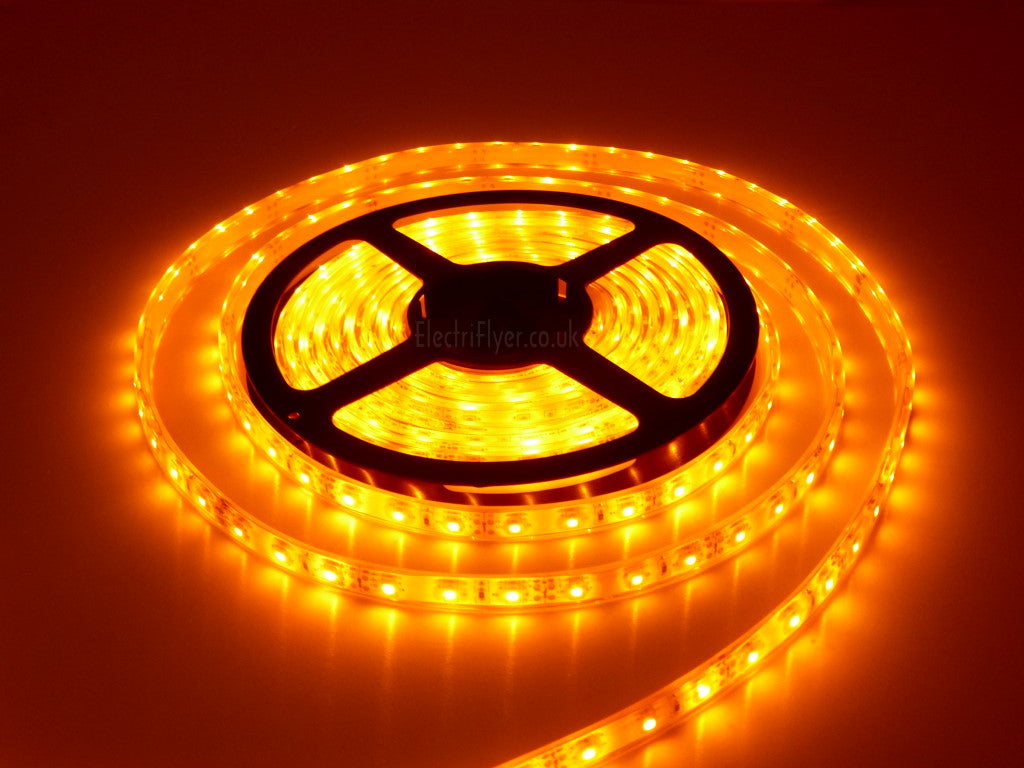 Yellow 100 lumens/ft LED Light Strip Outdoor