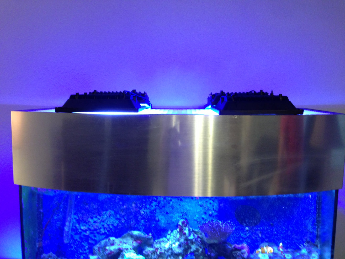 Aquarium LED Reef Light 30W 12000K White (Metal Halide alt. Lamp) MH Coral  Flood reef saltwater salt water – 21 LED