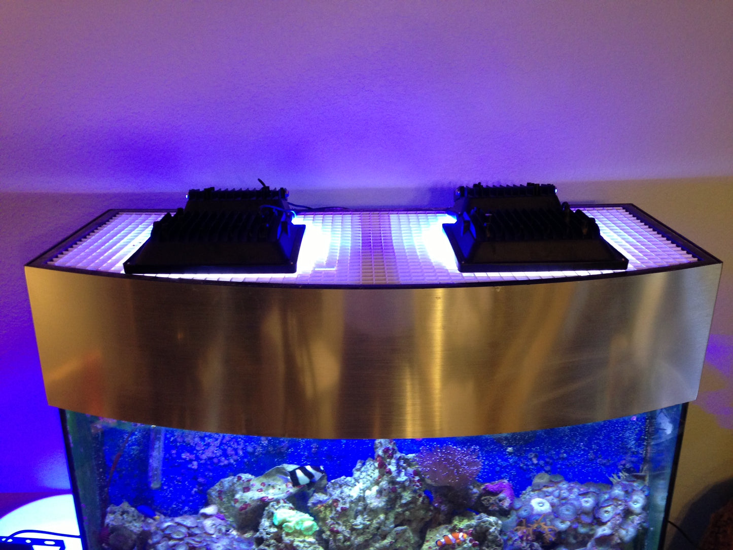 Aquarium Reef LED Light 10W 12,000K WHITE 120º Nano Tank Pico Bio Cube  12000K reef saltwater salt water – 21 LED